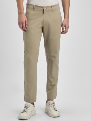 Dennis Lingo Slim Fit Men Khaki Trousers