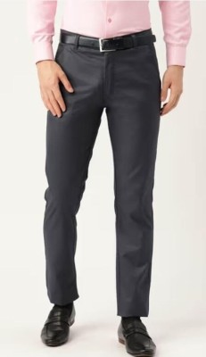 SREY Slim Fit Men Grey Trousers