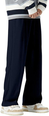 SAVAYO Regular Fit Men Blue Trousers