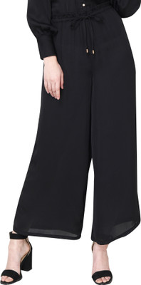 Frellaa Women Black Trousers