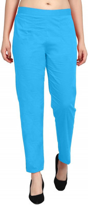 HouseOfCommon Regular Fit Women Blue Trousers