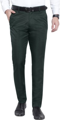 SKT Creations Slim Fit Men Green Trousers