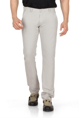 M.R. FASHION Regular Fit Men Cream Trousers