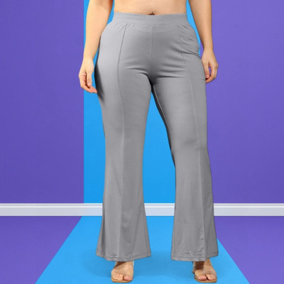 HouseOfCommon Loose Fit Women Grey Trousers