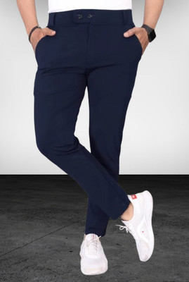 Nk staylish Regular Fit Men Blue Trousers