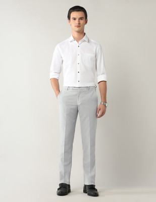 Trenz Fashion Regular Fit Men Grey Trousers