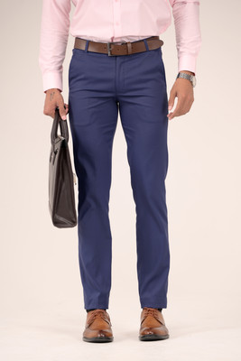 scaler clothing Regular Fit Men Brown Trousers