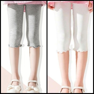 Skclotsh Regular Fit, Relaxed, Skinny Fit, Slim Fit, Tapered Girls White, Grey Trousers