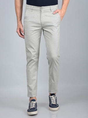 CRIMSOUNE CLUB Slim Fit Men Green Trousers