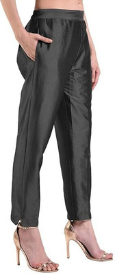 MSAD Regular Fit Women Black Trousers