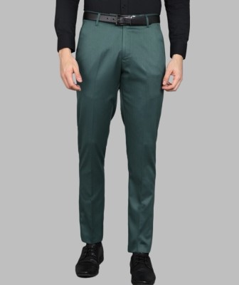 vastranagari Regular Fit, Slim Fit Men Dark Green Trousers