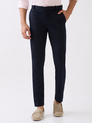 INTEGRITI Regular Fit Men Dark Blue Trousers