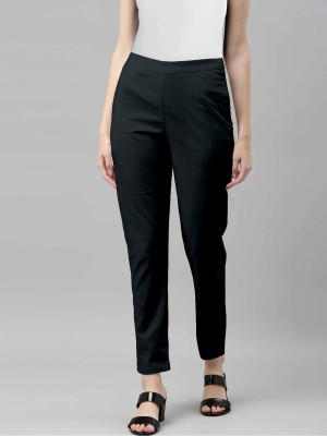 SHE PURE LUXURY WEAR Regular Fit Women Dark Green Trousers