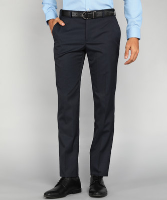 Raymond Slim Fit Men Dark Blue Trousers