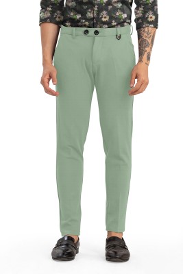 TEJANI FASHION Regular Fit Men Light Green Trousers