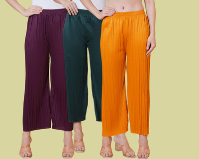 Lecowar Regular Fit Women Multicolor Trousers