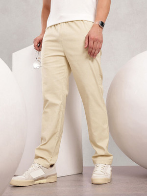NAUTICA Regular Fit Men Beige Trousers