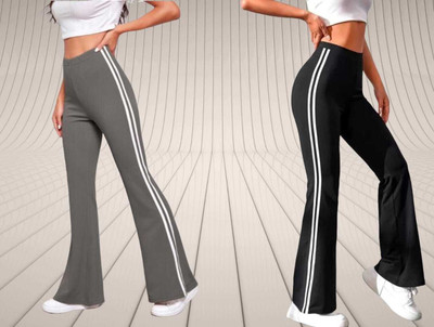 L Fashion Jeans Regular Fit Women Black, Grey Trousers