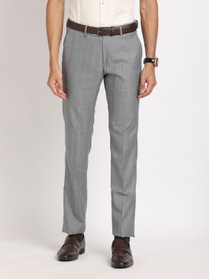 TURTLE Skinny Fit Men Grey Trousers