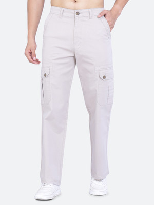 AWACK Regular Fit Men Beige Trousers