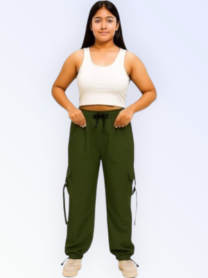 Classy creations Comfort Fit Women Green Trousers