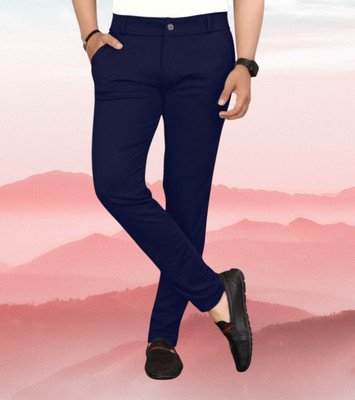 Style sync Regular Fit Men Dark Blue Trousers