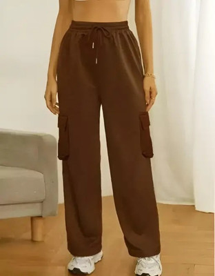 Detour Regular Fit Women Brown Trousers