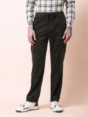 British Club Straight Fit Men Green Trousers