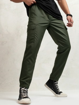 HIGHLANDER Regular Fit Men Green, Green Trousers