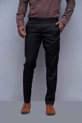 FUBAR Regular Fit Men Black Trousers