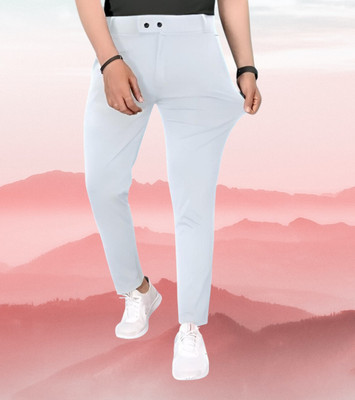 Style sync Regular Fit Men White Trousers