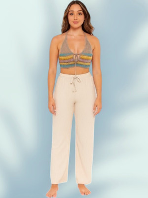 Classy creations Comfort Fit Women White Trousers