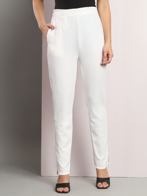 Q-Rious Regular Fit Women Black Trousers