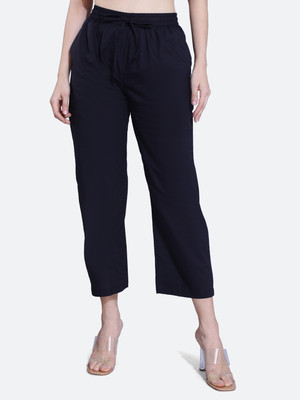 FCK-3 Regular Fit Women Blue Trousers