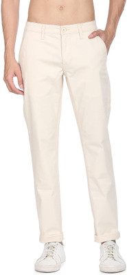 FLYING MACHINE Regular Fit Men Grey Trousers