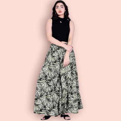 GROWMORE CREATION Flared Women Green Trousers