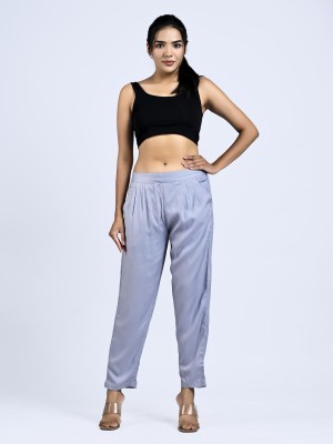 Mirayya Regular Fit Women Grey Trousers