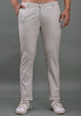 FUBAR Slim Fit Men White Trousers