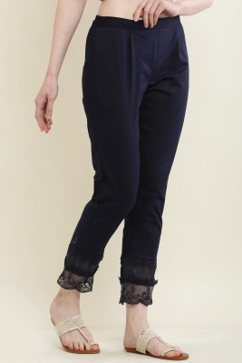 Sellingsea Regular Fit Women Blue Trousers