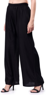 Keviv Flared, Comfort Fit Women Black Trousers