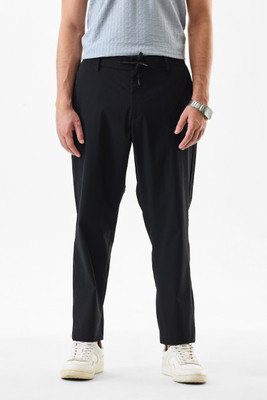 Snitch Regular Fit Men Black Trousers