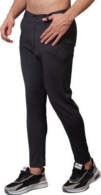 ynam Slim Fit Men Grey Trousers