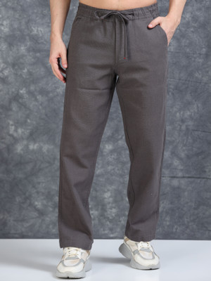 Roadster Relaxed Men Grey Trousers