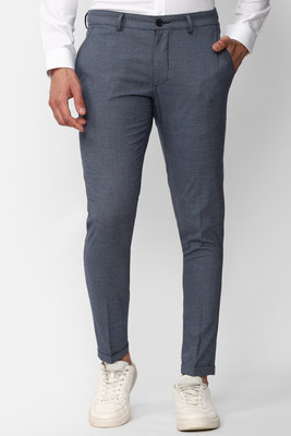 Simon Carter London Slim Fit Men Grey Trousers