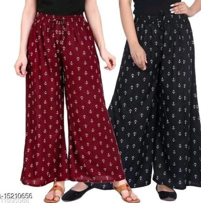 Neha Enterprises Regular Fit Women Maroon Trousers