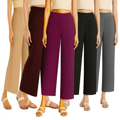Hasangarments Regular Fit Women Multicolor Trousers