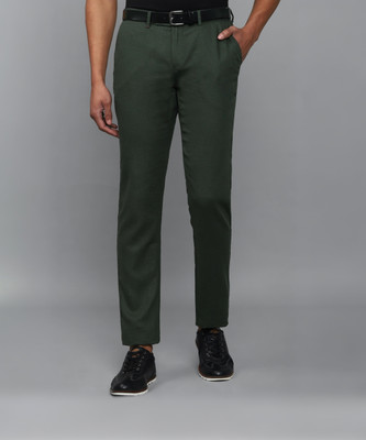 Allen Solly Slim Fit Men Green Trousers