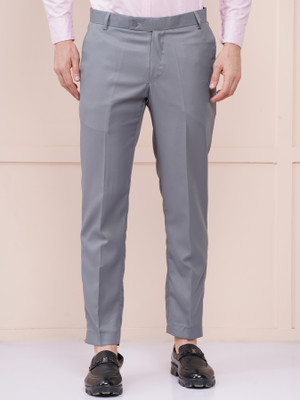 AXOLOTL Tapered Men Grey Trousers