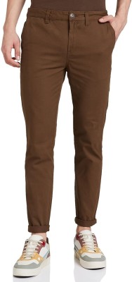 kr fashion Regular Fit Men Brown Trousers