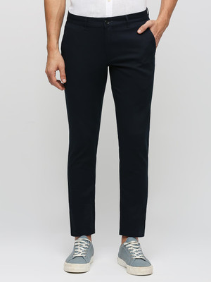 BASICS Tapered Men Blue Trousers